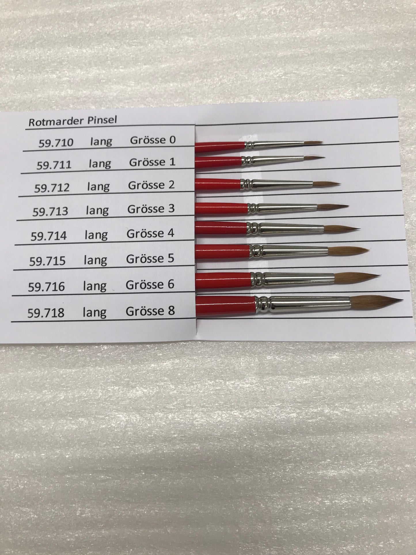 Rotmarder Pinsel